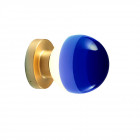 Marset Dipping Light LED Ceiling/Wall - Brass/Blue