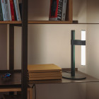 Axolight Paralela LED Table Lamp on Bookshelf