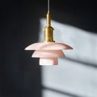 Louis Poulsen PH 3 3 Pale Rose Pendant Lifestyle Close Up