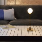 Northern Snowball Portable LED Table Lamp Lifestyle Coffee Table