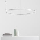 Artemide Architectural Somnium Stand Alone Circular LED Suspension Light Lifestyle Shelf
