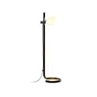Marset Lauro Floor Lamp Dark Brown White