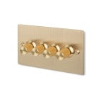 Buster + Punch 4G Dimmer Switch Linear Brass
