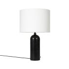 Gubi Gravity Table Lamp Black Marble White Large