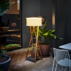 Marset Cala Outdoor Floor Lamp Lifestyle Plants