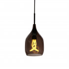 Decode Vessel Small Pendant Smoke