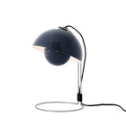 &Tradition Flowerpot VP4 Table Lamp in Steel Blue
