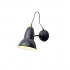 Anglepoise Original 1227 Brass Wall Light Elephant Grey