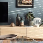 Artemide Empatia LED Table Lamp Lifestyle Sideboard