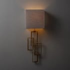 Porta Romana Salperton Wall Lamp Decayed Gold - On