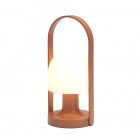 Marset FollowMe LED Portable Table Lamp Terracotta