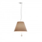 Luceplan Lady Costanza Suspension Light in Shaded Stone