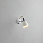 Original BTC Hector Dome Wall Light Small On