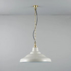 Original BTC School Pendant Putty Grey and White