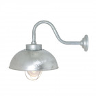 Original BTC Shipyard Wall Light Galvanised/Clear
