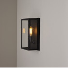 Original BTC Box Wall Light Medium Clear glass