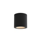 Astro Kos II Round Exterior Ceiling Light Textured Black
