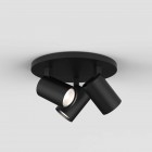 Astro Ascoli Triple Round Ceiling Light Matt Black