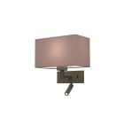 Astro Park Lane Reader LED Wall Light Rectangle 285 Oyster
