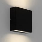 Astro Elis Twin LED Exterior Wall Light Textured Black