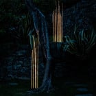 Artemide Architectural Reeds LED Outdoor Floor Lamp Lifestyle Garden 3