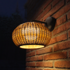 Bover Garota A/01 LED Outdoor Wall Light Graphite Brown / Brown