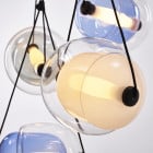 Blue and White Brokis Capsula LED Pendants