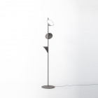 Axolight Orchid LED Floor Lamp Anthracite Grey