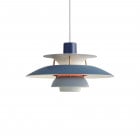 Louis Poulsen PH5 Mini Pendant Hues of Blue 