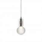 Lee Broom Crystal Bulb Pendant - Chrome / Frosted Crystal