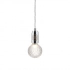 Lee Broom Crystal Bulb Pendant - Chrome / Frosted Crystal