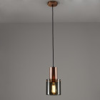 Original BTC Walter Pendant Copper & Anthracite Size 1