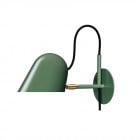 Orsjo Streck Wall Light in Pine Green