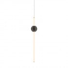 Lee Broom Orion Tube Light  LED Suspension Gunmetal Vertical