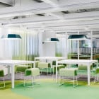 Zero Umbrella LED Pendant Light Lifestyle Common Room