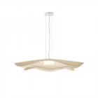 Bover Mediterrania LED Pendant (Double Tier - Cream Ribbon)