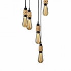 Buster + Punch Hooked 6.0 Nude Chandelier - Brass with Gold Bulb