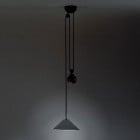 Artemide Aggregato Scaliscendi Pendant Cone 38 Anthracite grey