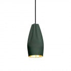 Marset Pleat Box LED Pendant Light Green Gold 13