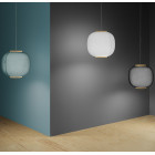 Zero Haze Pendant Light Black, White and Petroleum