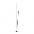 Vibia Bamboo Double LED Outdoor Floor Lamp 4811 Oxide