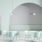 Axolight Kwic LED Suspension Light in Cafe