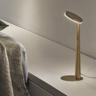 Panzeri Bella LED Table Lamp Matt Brass