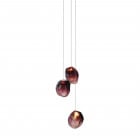 Bocci 73V Series Multi 3 Pendants Purple 1