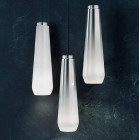 Diesel Living with Lodes Glass Drop Pendant Chrome and White On