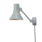 Anglepoise Type 80 W2 Wall Lamp Grey Mist Cable and Plug