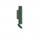 Flos Flauta Riga 1 LED Outdoor Wall Light Forest Green