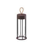 Flos In Vitro LED Outdoor Unplugged Light Deep Brown
