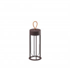 Flos In Vitro LED Outdoor Unplugged Light Deep Brown