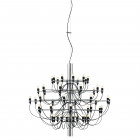 Flos 2097/50 Chandelier Chrome Frosted Lamps